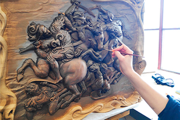 Примеры работ - резные изделия из дерева