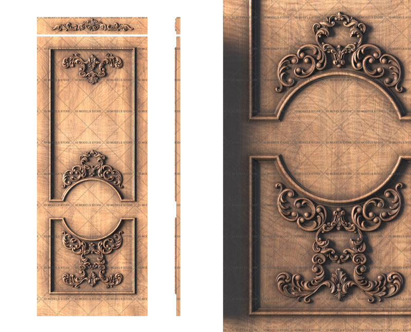 Door, 3d models (stl)