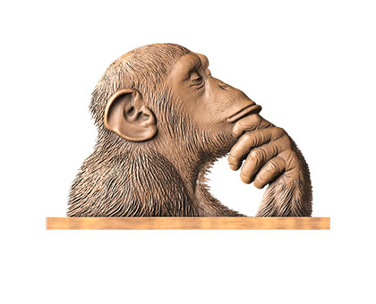 Panel monkey, 3d models (stl)