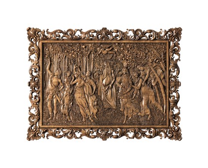 Panel Spring (painting by Botticelli), 3d models (stl)