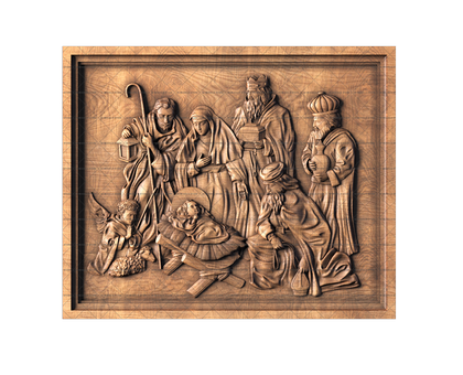 Nativity of Jesus, 3d models (stl)