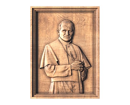 Pope John Paul II, 3d models (stl)