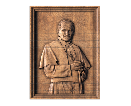 Pope John Paul II, 3d models (stl)
