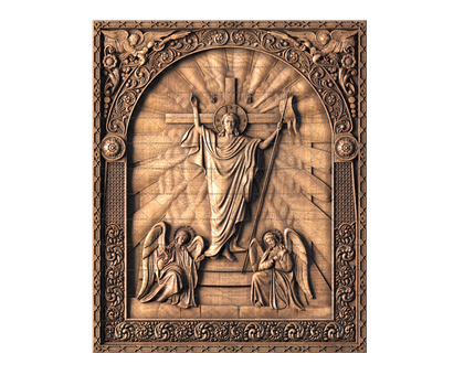 Panel Ascension of Jesus, 3d models (stl)