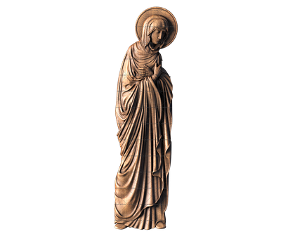 Figure of Our Lady, 3d models (stl)