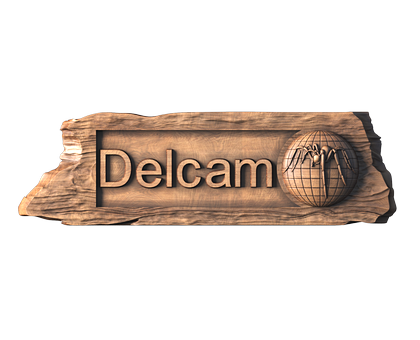 Delcam plate, 3d models (stl)