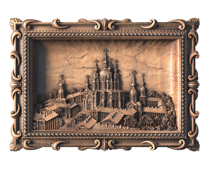 The Smolny Cathedral in St. Petersburg, 3d models (stl)