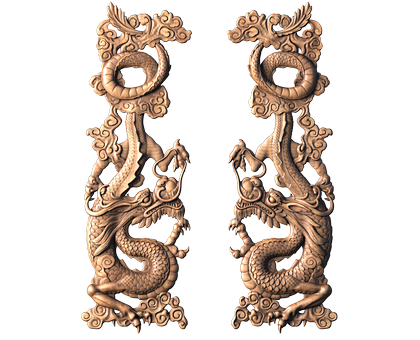 Dragon, 3d models (stl)