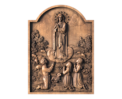 Prayer to Our Lady of Fatima, 3d models (stl)