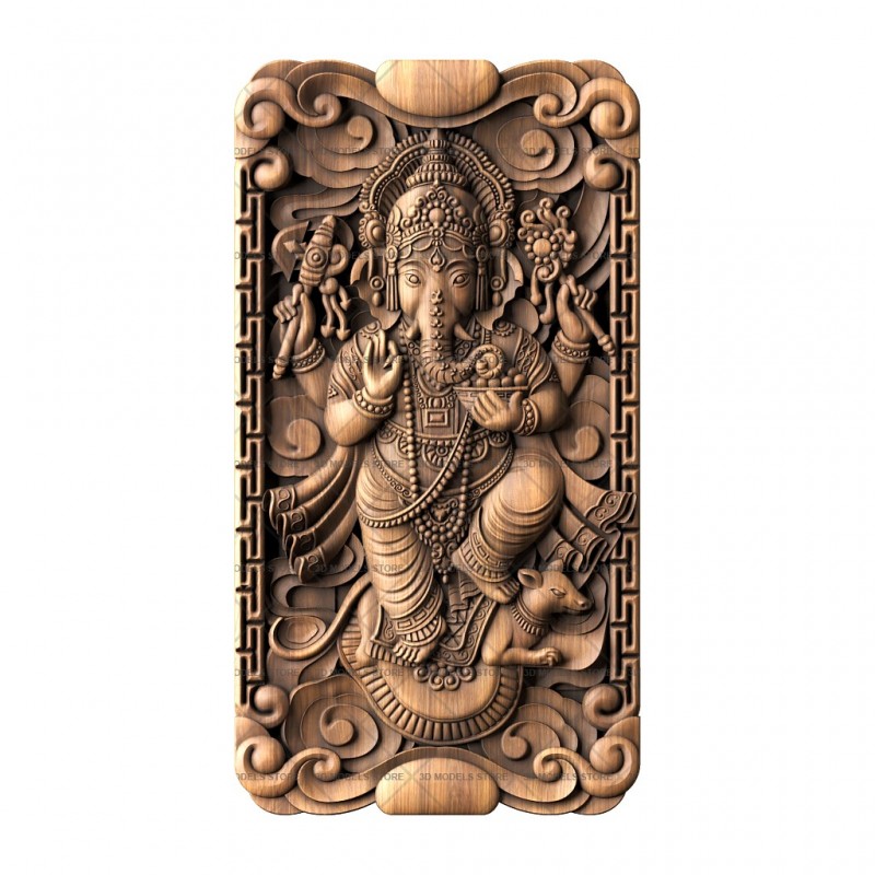 Panel Ganesha, 3d models (stl)