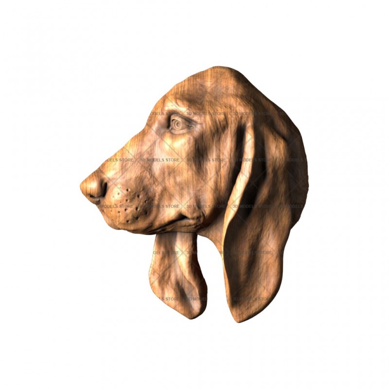 Panel Hound dog, 3d models (stl)
