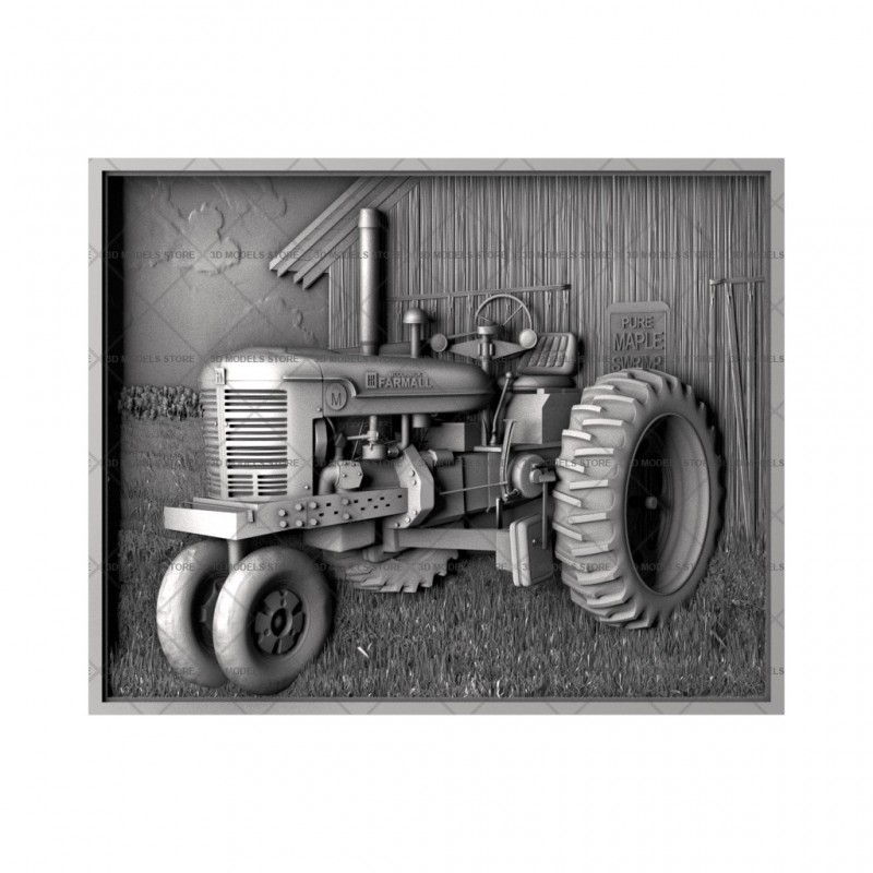 Panel Tractor, 3d models (stl)