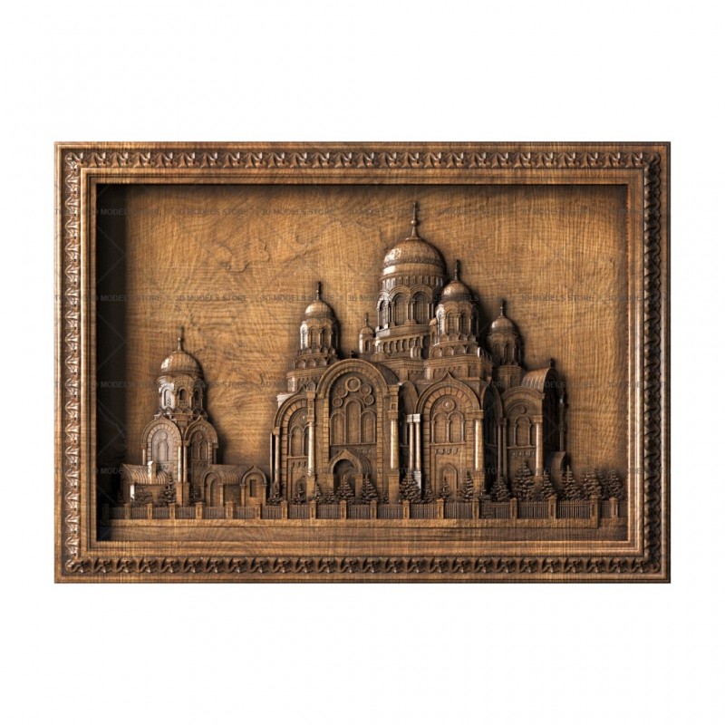 Panel Temple, 3d models (stl)
