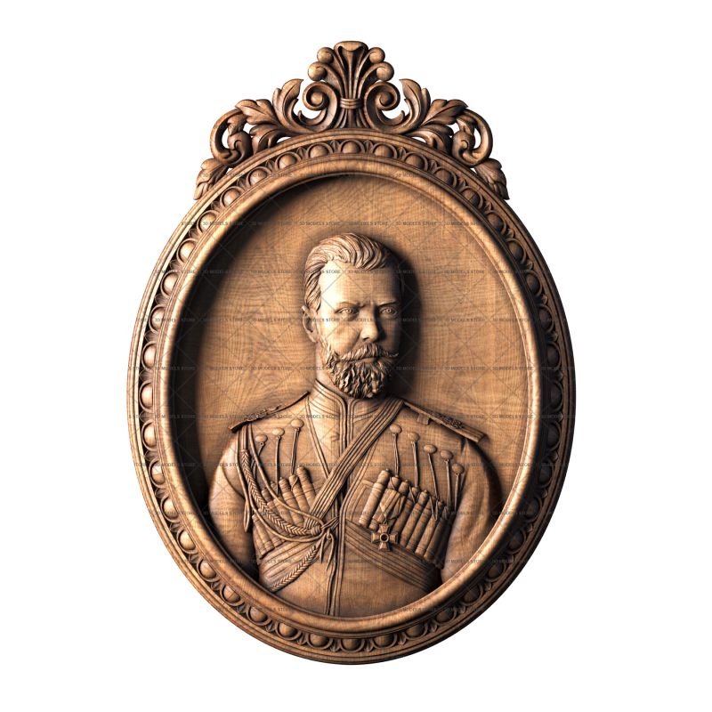 Panel The Romanovs Nicholas II, 3d models (stl)