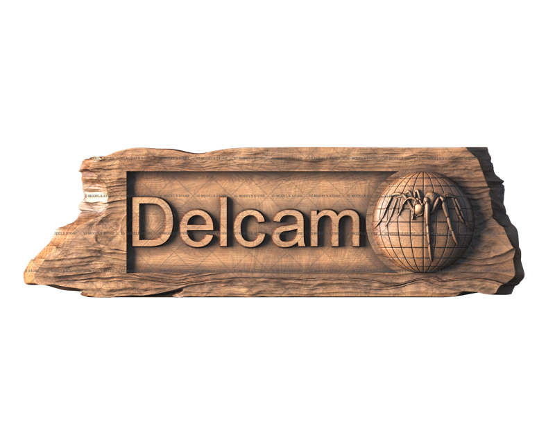 Delcam plate, 3d models (stl)