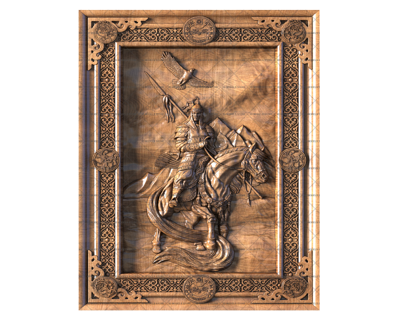 Steppe Rider, 3d models (stl)