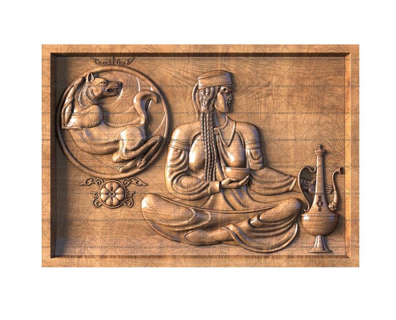 Khakas Tea Ceremony, 3d models (stl)