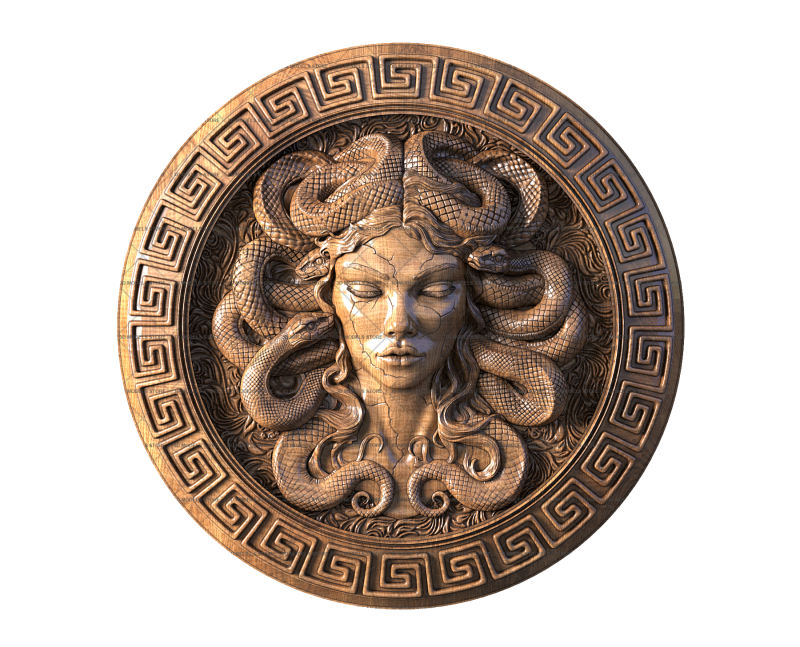 Gorgon, Medusa, 3d models (stl)