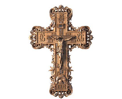 Crucifix, 3d models (stl)