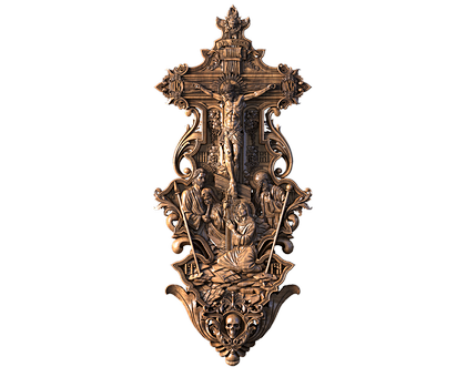 Crucifix, 3d models (stl)