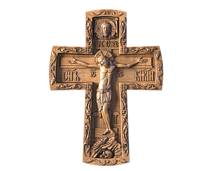 Crucifix, 3d models (stl)