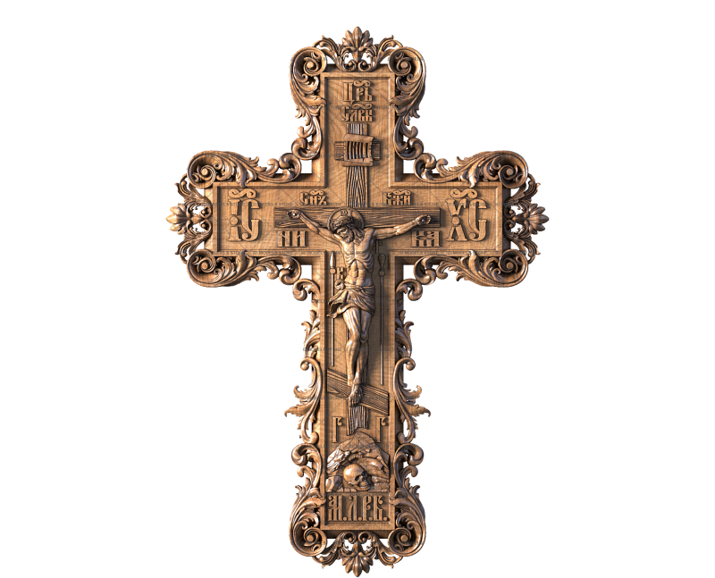 Crucifix, 3d models (stl)