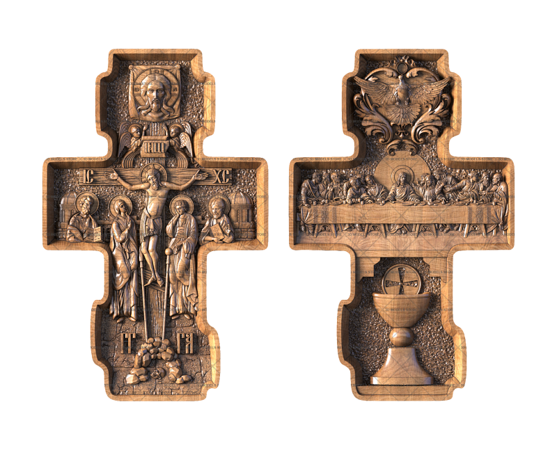 The Last Supper (double-sided), 3d models (stl)