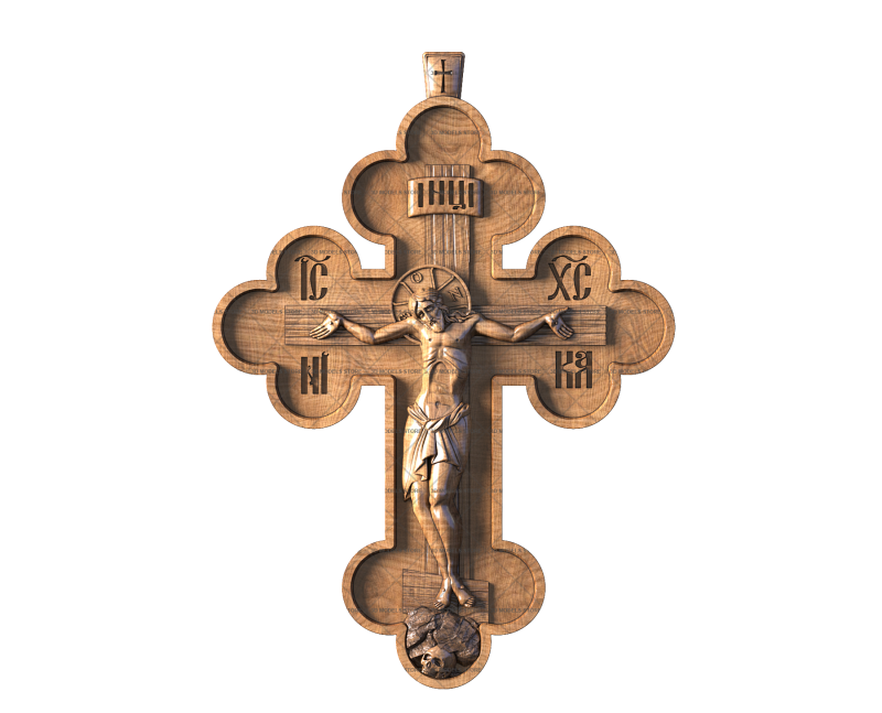 Crucifix, 3d models (stl)