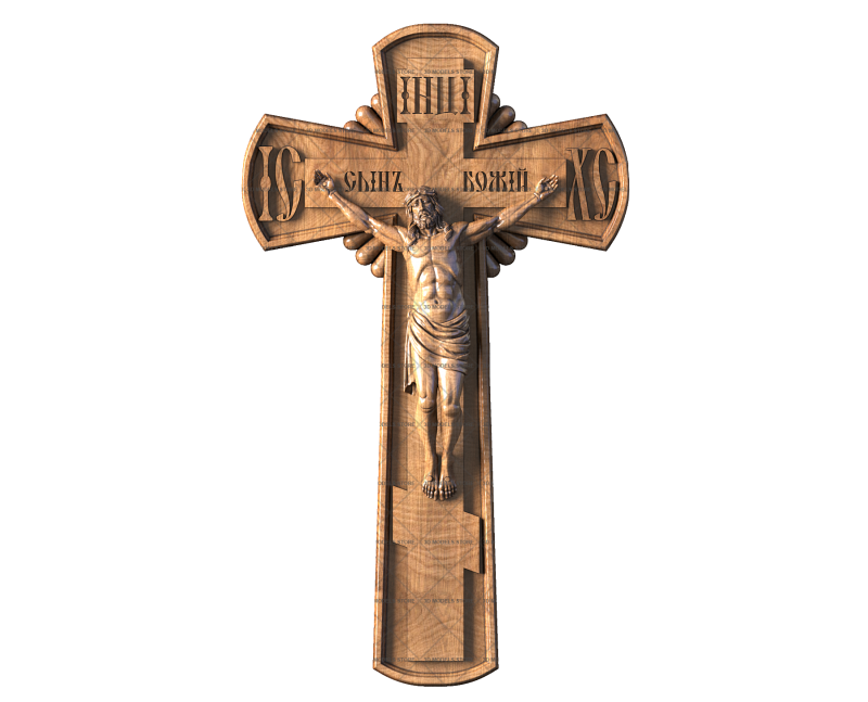 Crucifix, 3d models (stl)