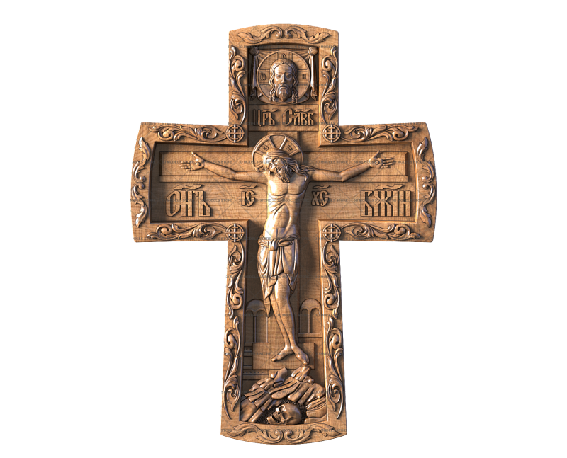 Crucifix, 3d models (stl)