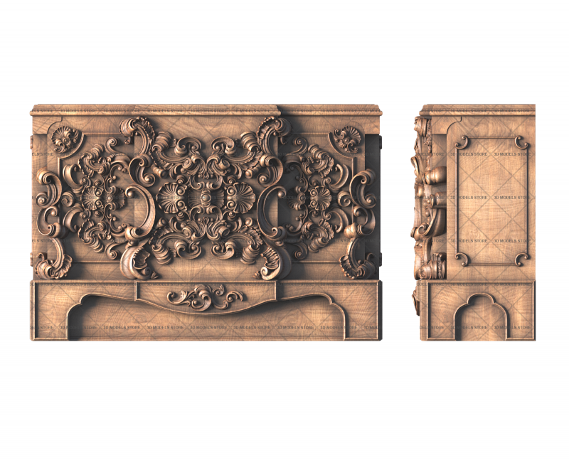 Dresser, 3d models (stl)