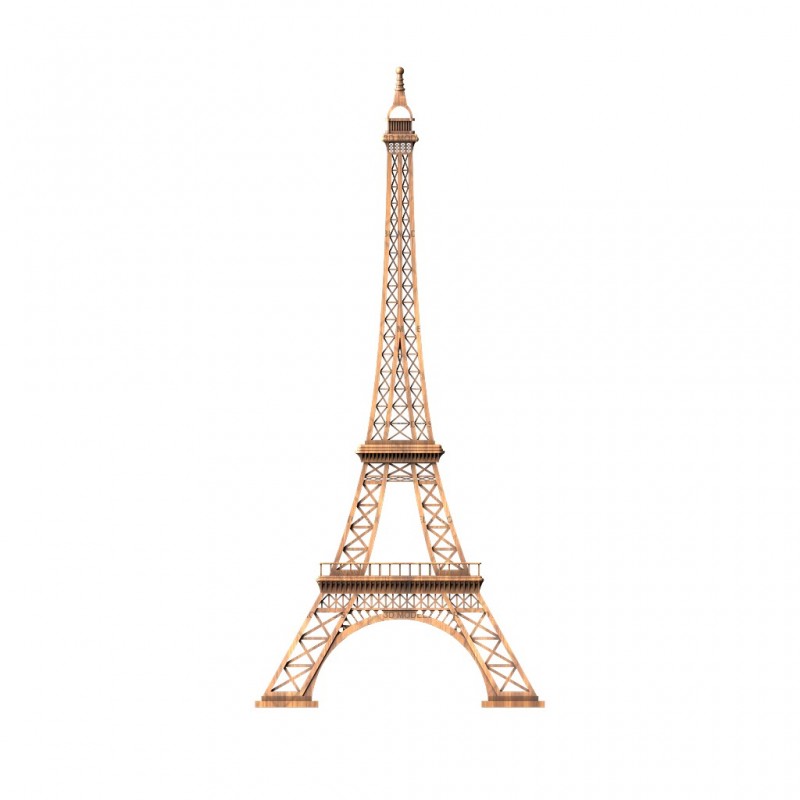Sculpture Eiffel Tower, 3d models (stl)