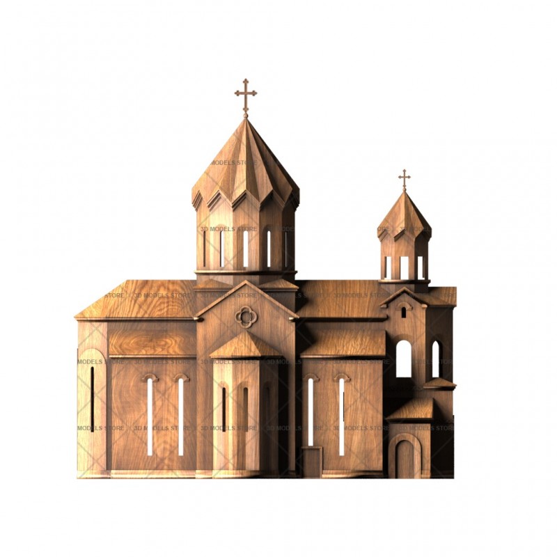 Sculpture Church, 3d models (stl)