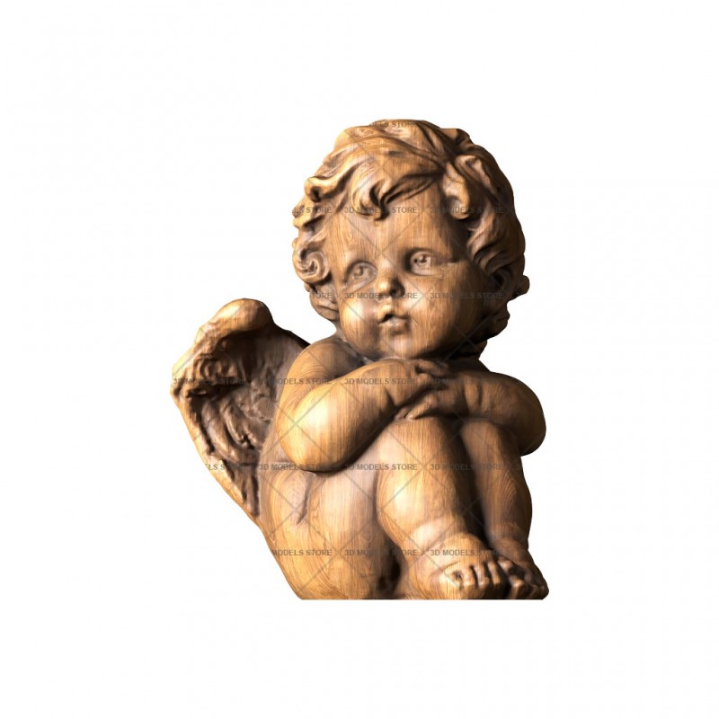 Sculpture Angel, 3d models (stl)