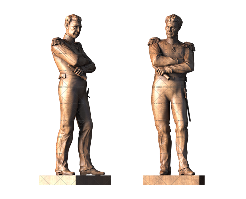 Ivan Fedorovich Kruzenshtern, 3d models (stl)