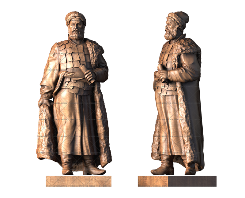 Monument to Erofey Khabarov, 3d models (stl)