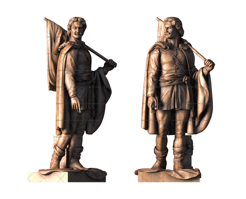 Statue of Ferdinand Magellan, 3d models (stl)