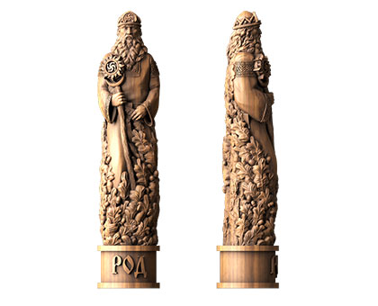 Sculpture of the god Rod, 3d models (stl)