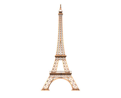 Sculpture Eiffel Tower, 3d models (stl)