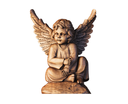 Sculpture Angel, 3d models (stl)