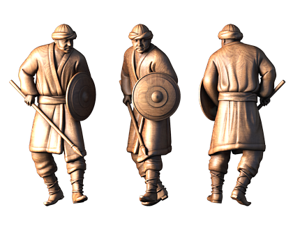 The Warrior, 3d models (stl)