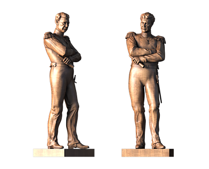 Ivan Fedorovich Kruzenshtern, 3d models (stl)