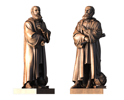 Galileo Galilei, 3d models (stl)