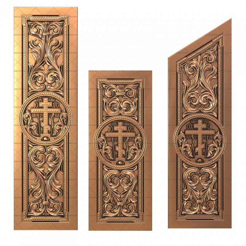 Church panels, 3d models (stl)
