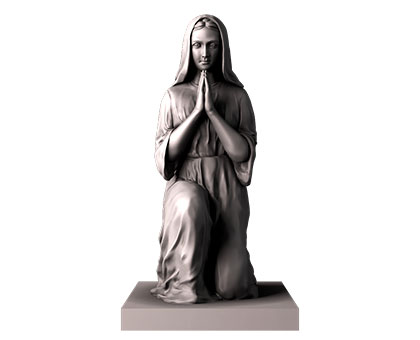Monument prayer, 3d models (stl)