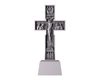 Monument Crucifixion, 3d models (stl)
