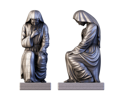 Monument figure, 3d models (stl)