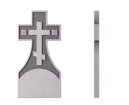 Monument tombstone in the shape of a heart, 3d models (stl)