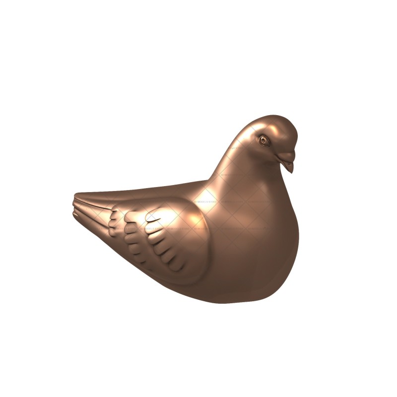 Tombstone in the form of a dove, 3d models (stl)