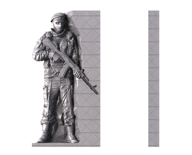 Monument to a Warrior, 3d models (stl)